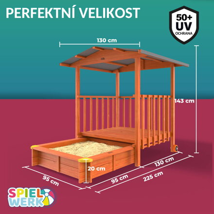 Pískoviště pro děti se stříškou na zahradu Pískoviště pro děti se stříškou na zahradu